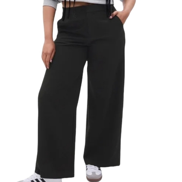 GAP Black Wide Leg Pants - Picture 1 of 16